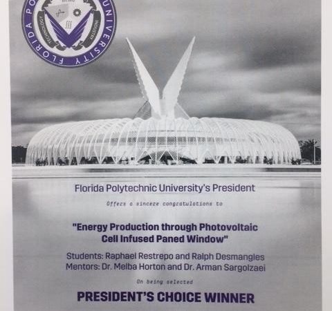 President’s Choice Winner” during poster competition