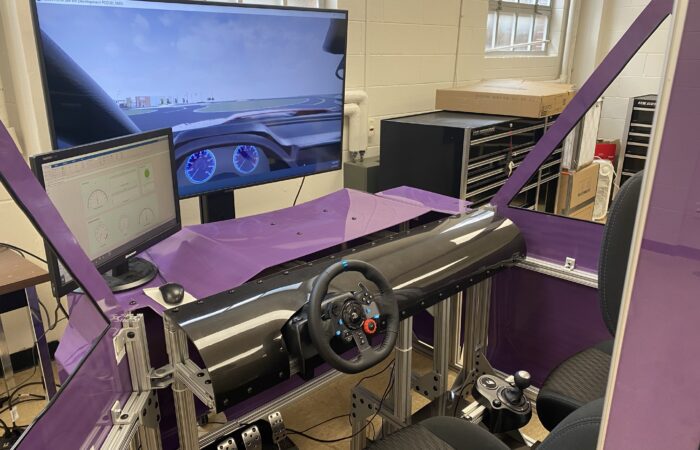 Driving simulator helps students to learn control theory
